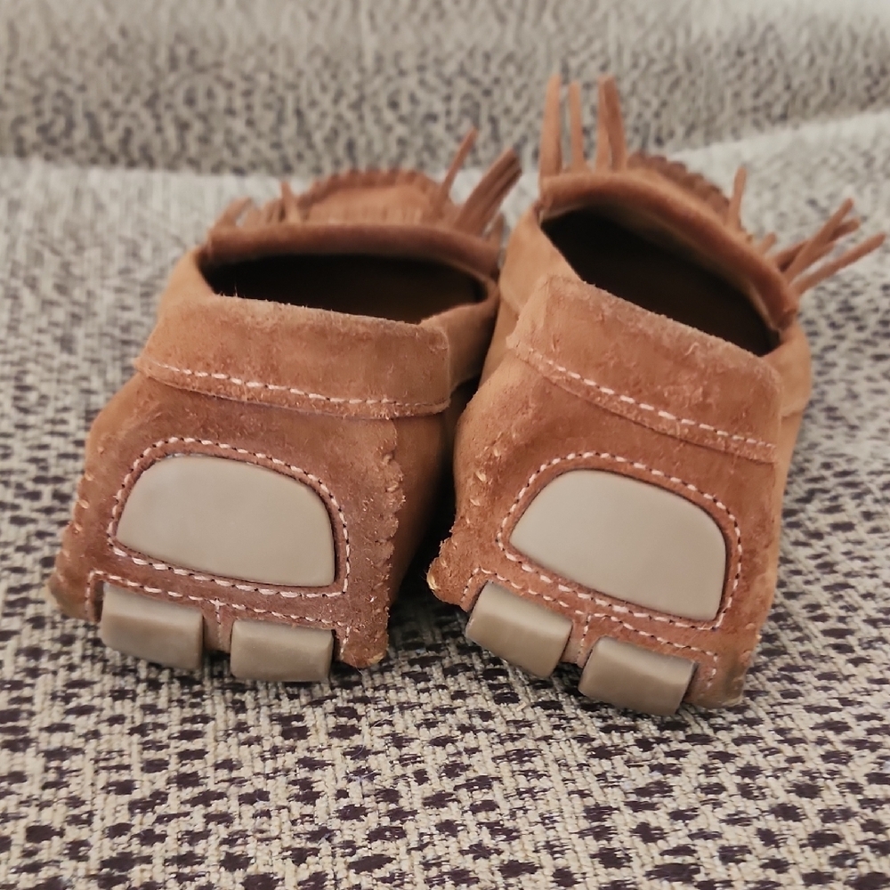 Tory Burch Brown Suede Women's Loafers - Picture 4 of 5